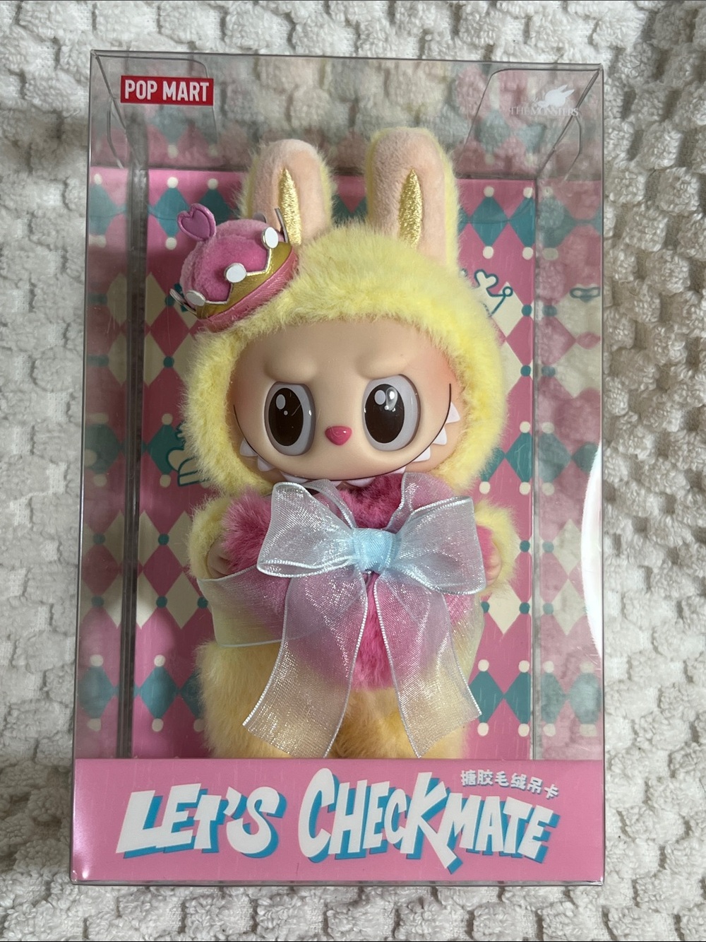 POP MART Let's Checkmate Vinyl Face Plush Pendant